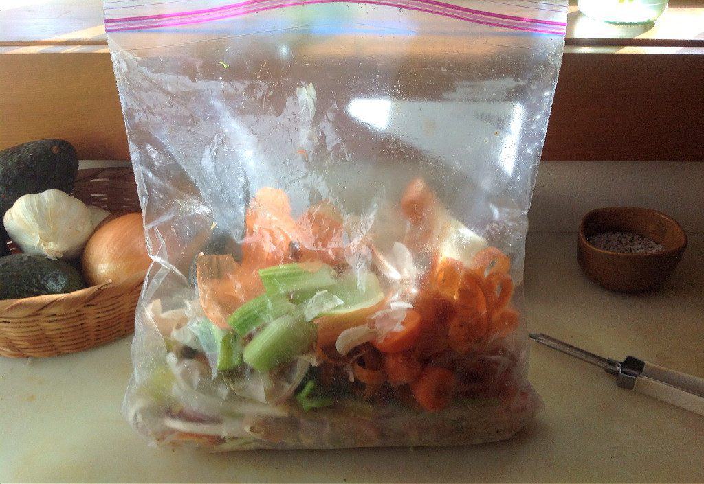 Veggie scrap bag