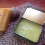 Homemade lip balm