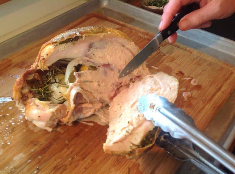 how to carve a chicken