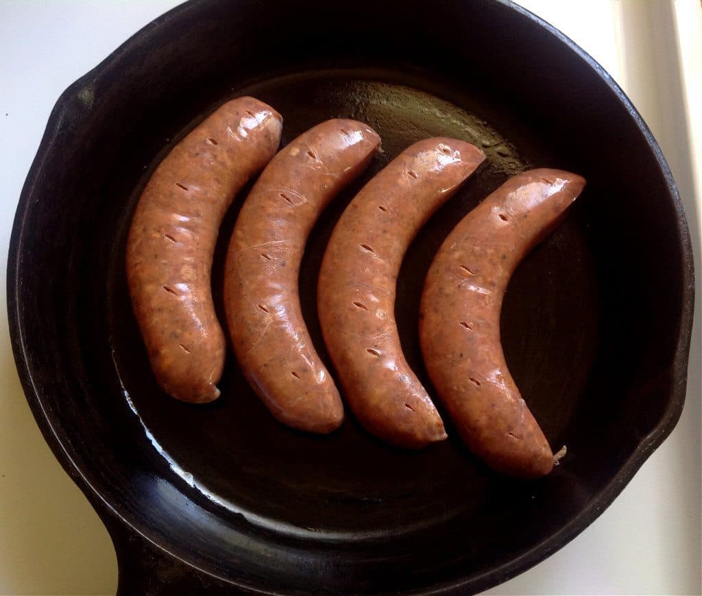 browning sausages