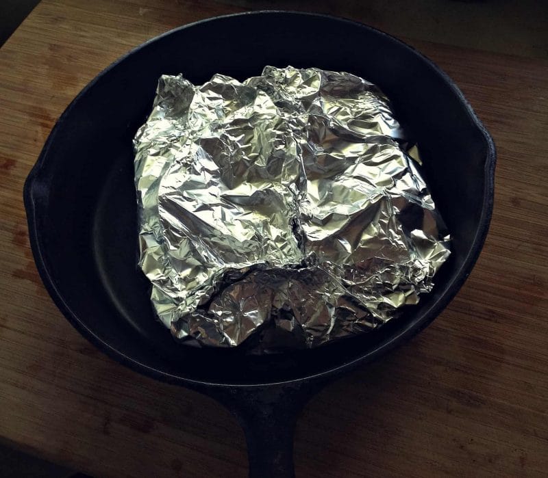 beets in foil