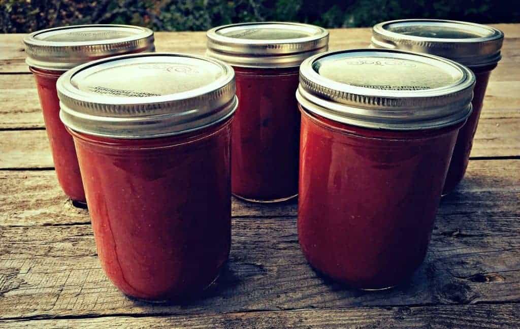 tomato sauce jars
