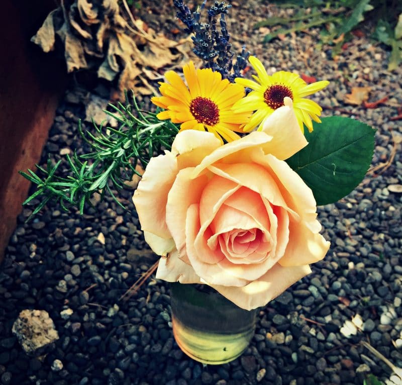 fall flower arrangement