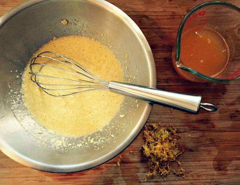 making grapefruit curd