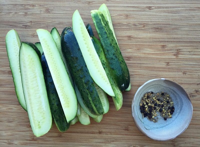 pickling cucumber spears