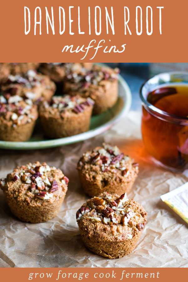 dandelion root muffins