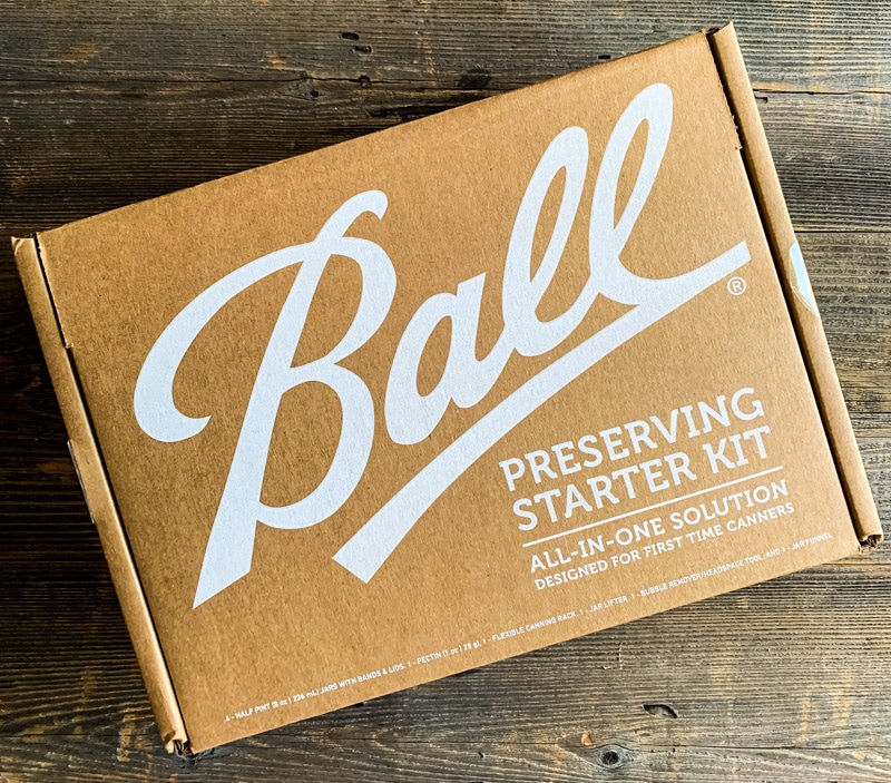 a box with the ball preserving starter kit