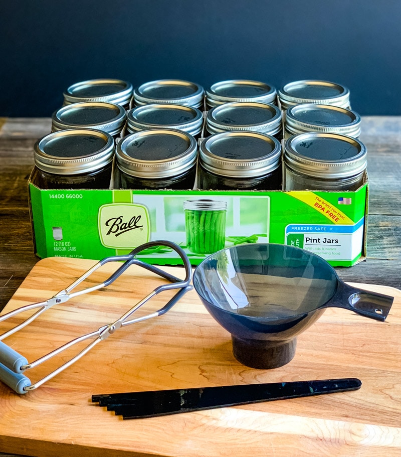 ball preserving utensil set and wide mouth jars