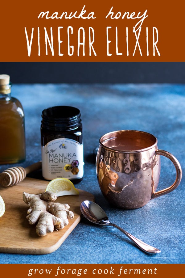 manuka honey vinegar elixir