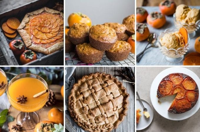 a collection of persimmon recipes